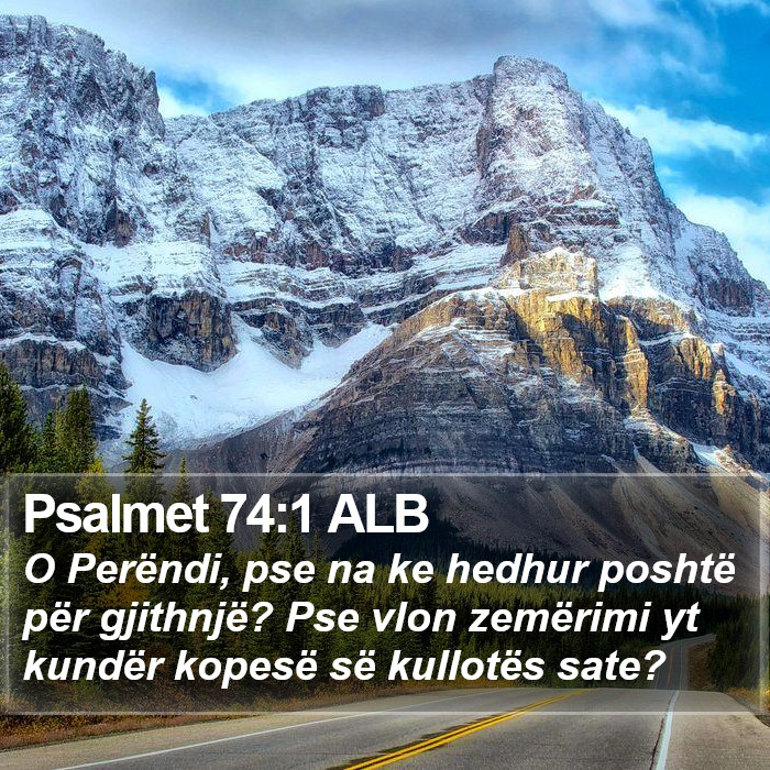 Psalmet 74:1 ALB Bible Study