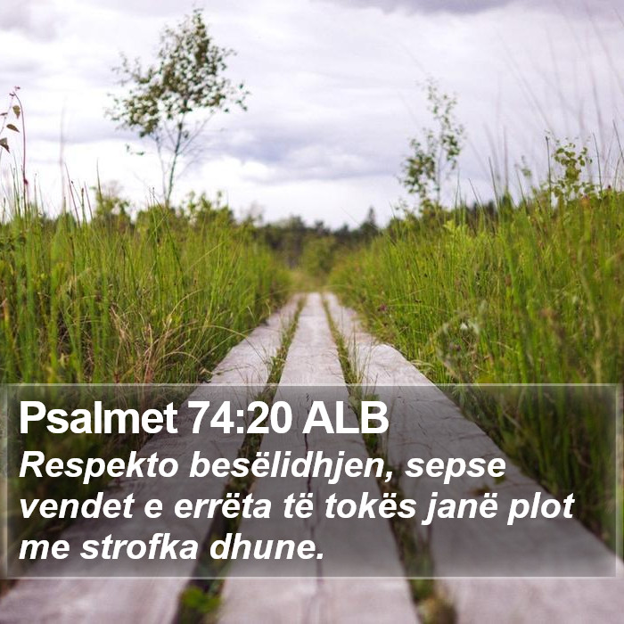 Psalmet 74:20 ALB Bible Study