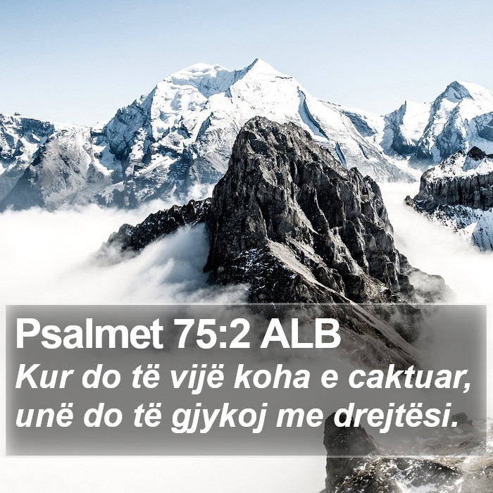 Psalmet 75:2 ALB Bible Study