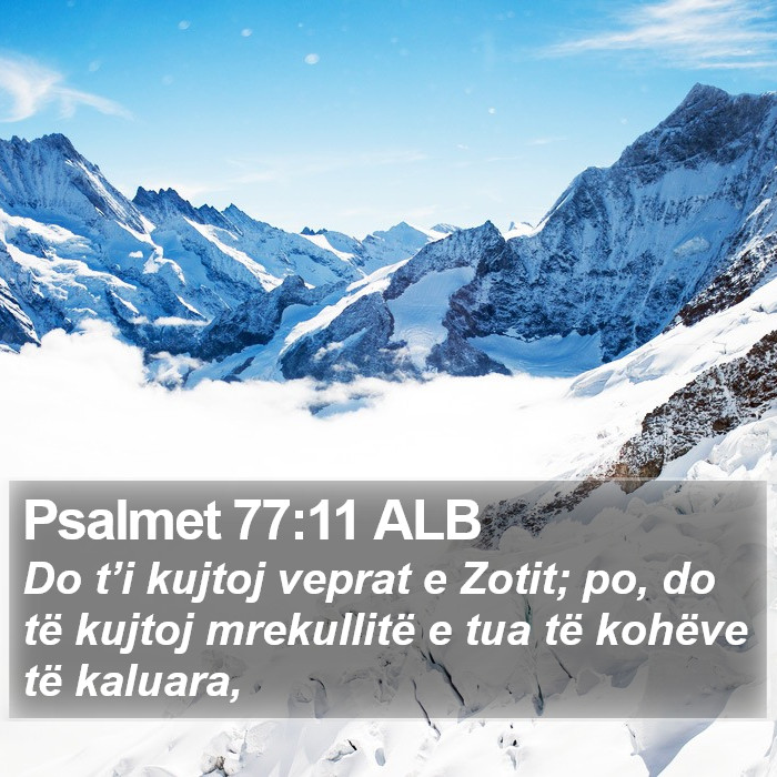 Psalmet 77:11 ALB Bible Study