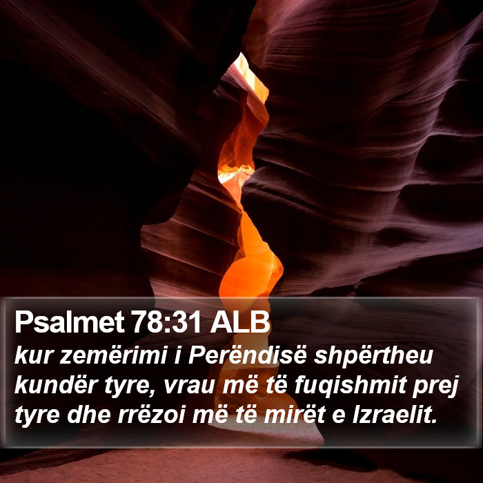 Psalmet 78:31 ALB Bible Study