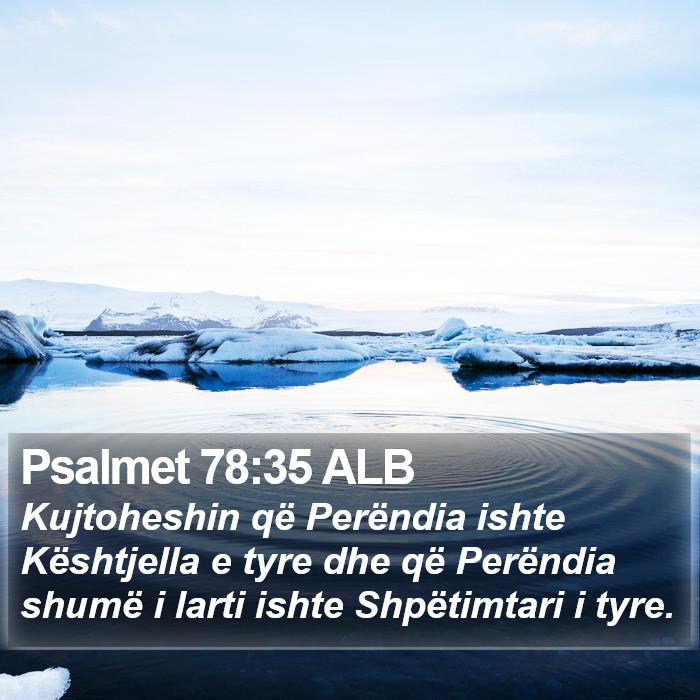 Psalmet 78:35 ALB Bible Study