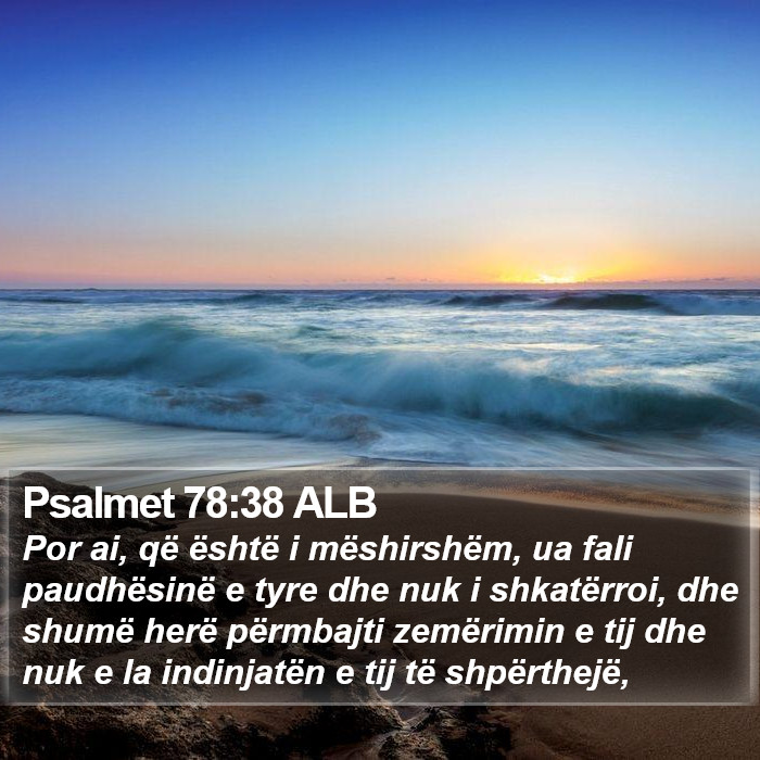 Psalmet 78:38 ALB Bible Study