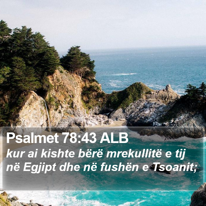 Psalmet 78:43 ALB Bible Study