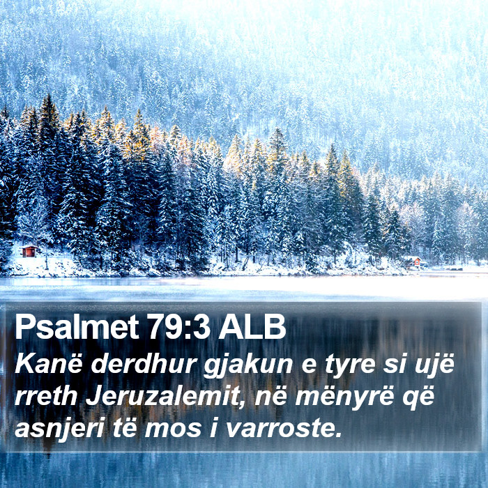 Psalmet 79:3 ALB Bible Study