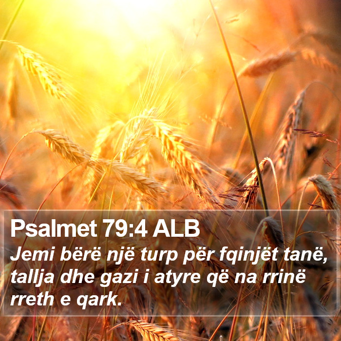 Psalmet 79:4 ALB Bible Study