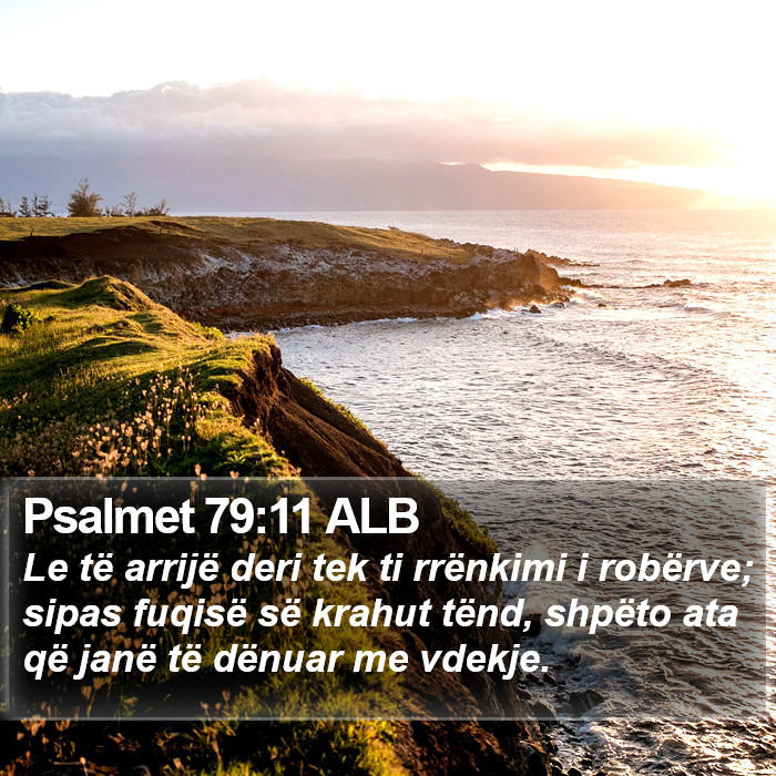 Psalmet 79:11 ALB Bible Study