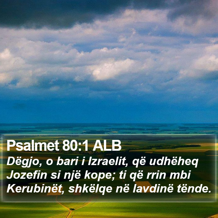 Psalmet 80:1 ALB Bible Study