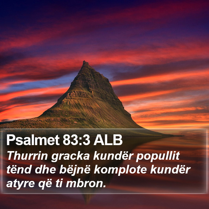 Psalmet 83:3 ALB Bible Study