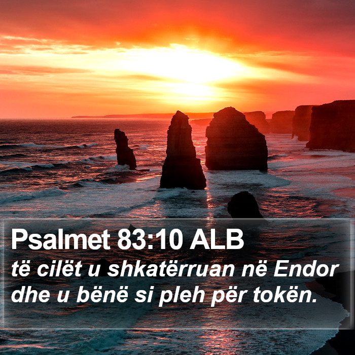 Psalmet 83:10 ALB Bible Study