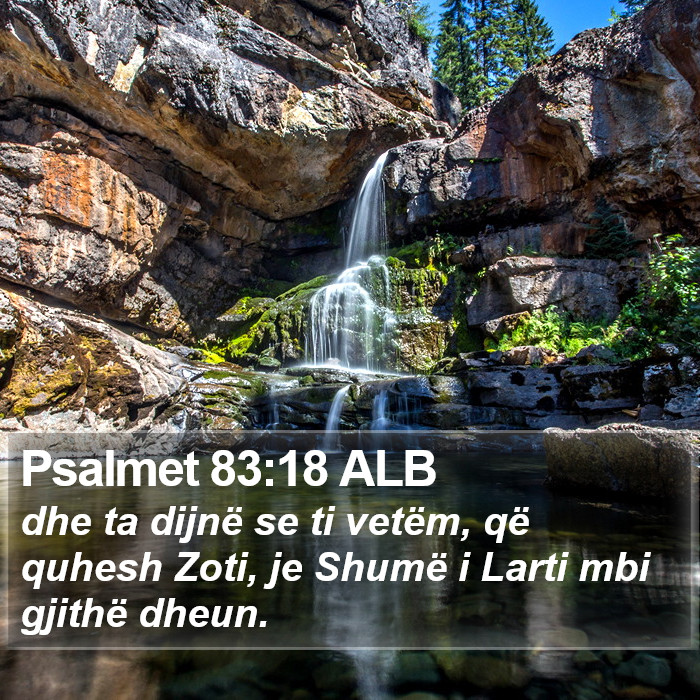 Psalmet 83:18 ALB Bible Study