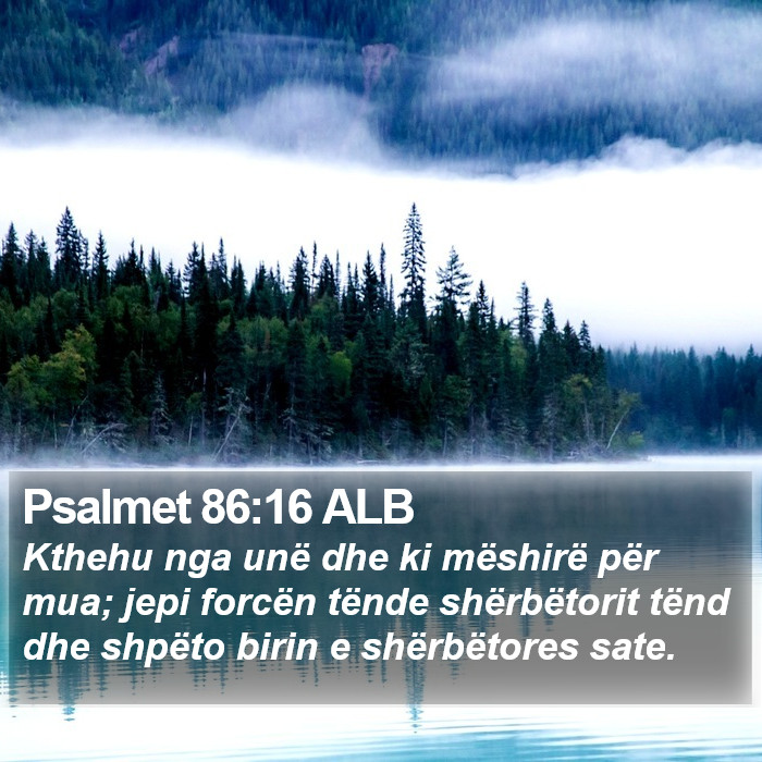 Psalmet 86:16 ALB Bible Study