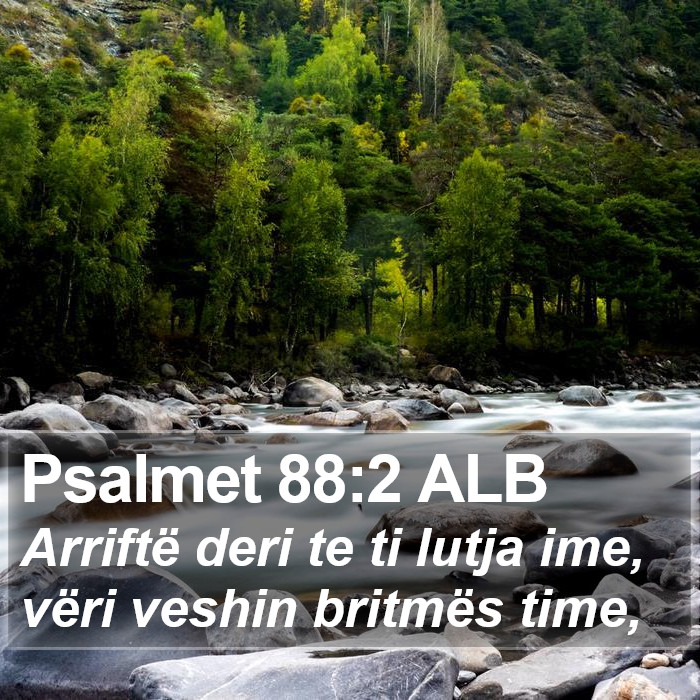 Psalmet 88:2 ALB Bible Study