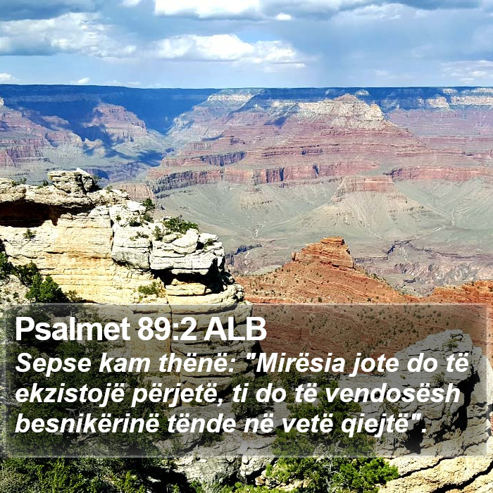 Psalmet 89:2 ALB Bible Study