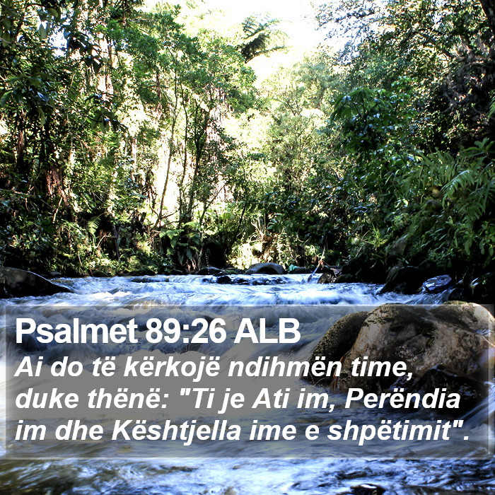 Psalmet 89:26 ALB Bible Study