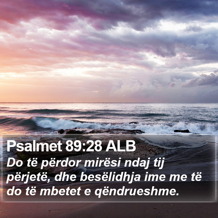 Psalmet 89:28 ALB Bible Study