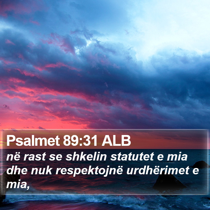 Psalmet 89:31 ALB Bible Study