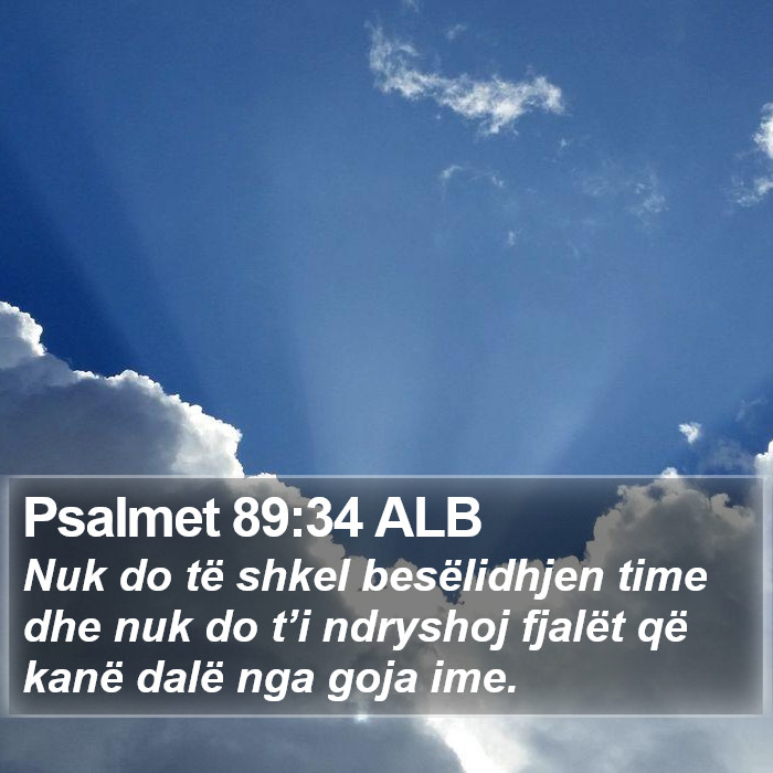 Psalmet 89:34 ALB Bible Study