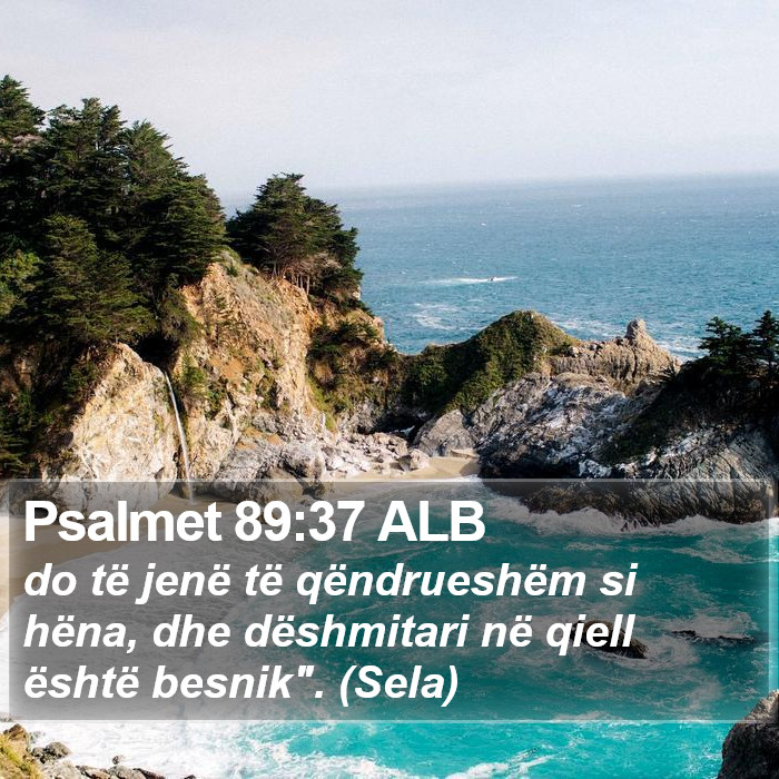 Psalmet 89:37 ALB Bible Study