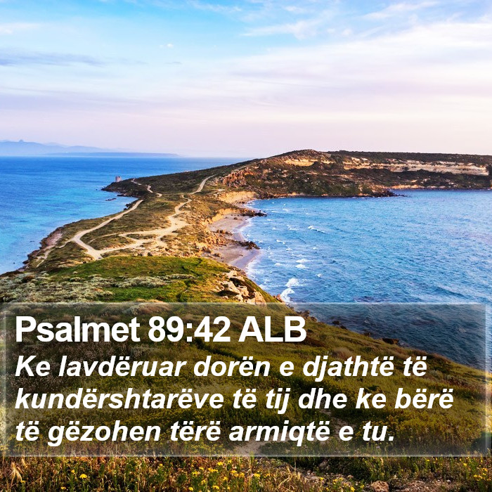 Psalmet 89:42 ALB Bible Study