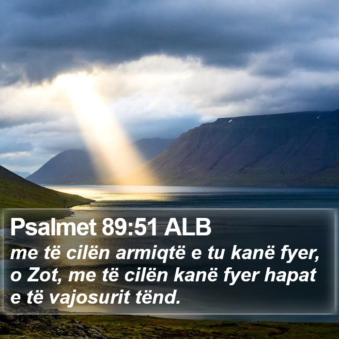 Psalmet 89:51 ALB Bible Study