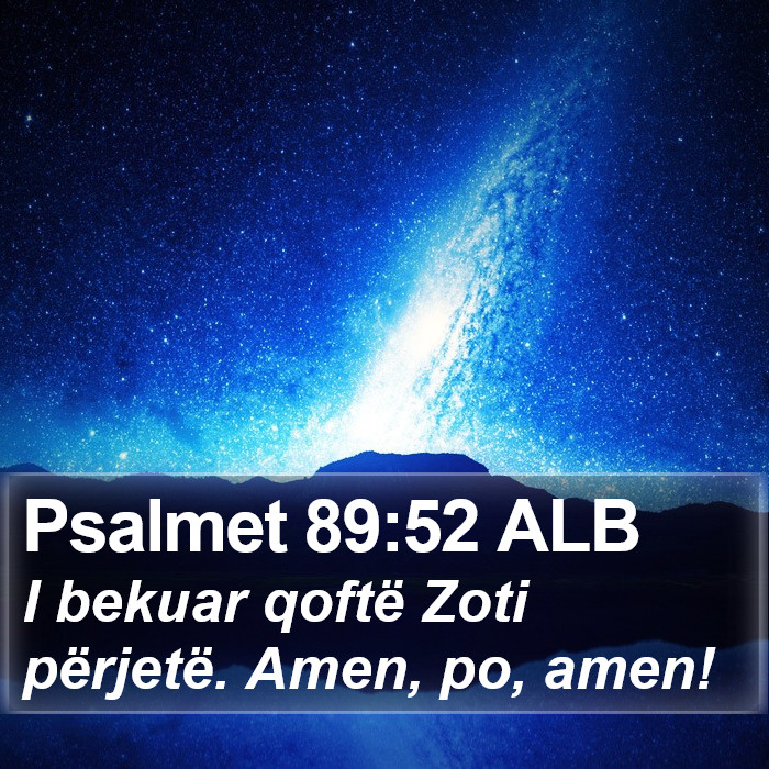 Psalmet 89:52 ALB Bible Study