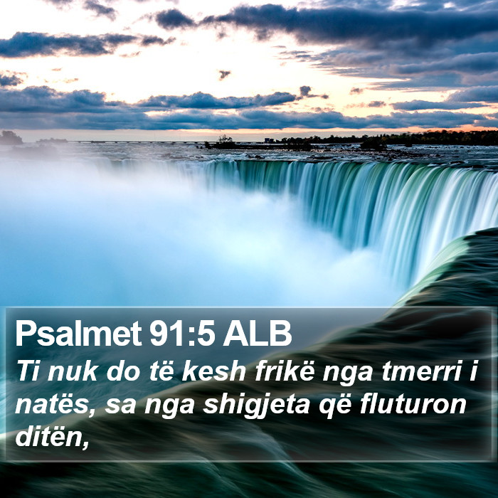 Psalmet 91:5 ALB Bible Study