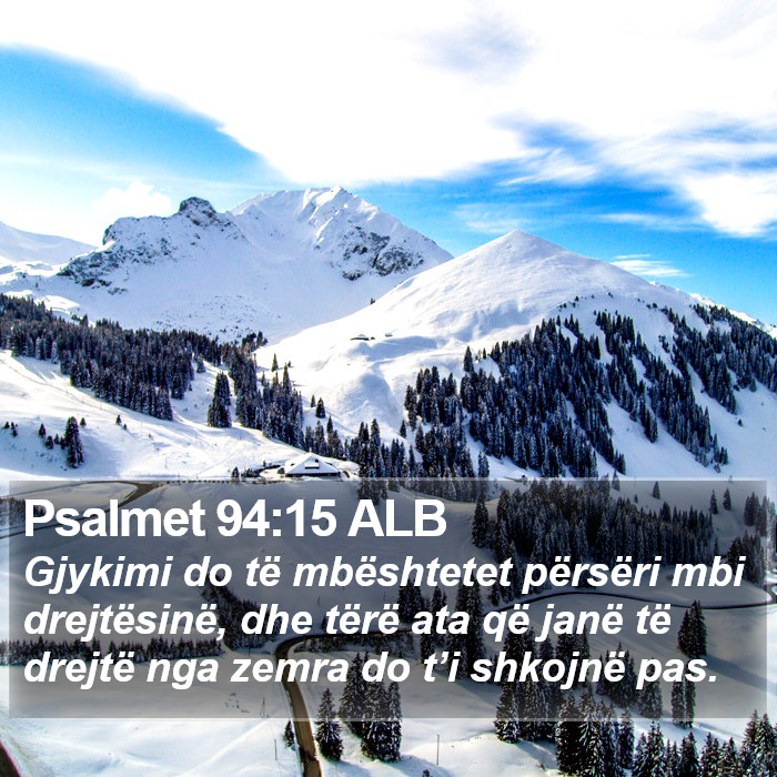 Psalmet 94:15 ALB Bible Study