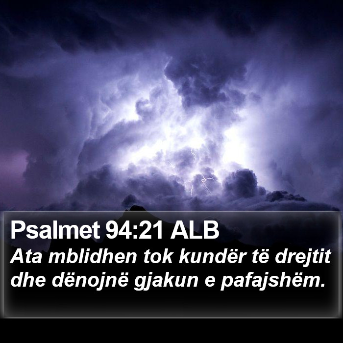 Psalmet 94:21 ALB Bible Study