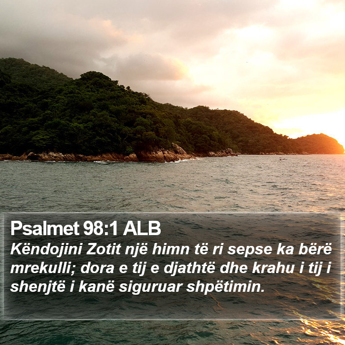 Psalmet 98:1 ALB Bible Study