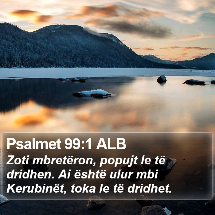 Psalmet 99:1 ALB Bible Study