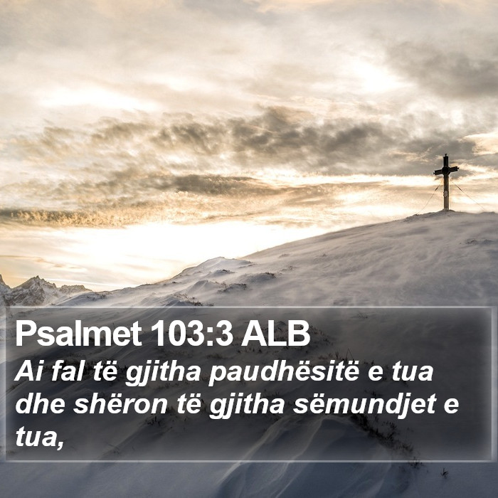 Psalmet 103:3 ALB Bible Study