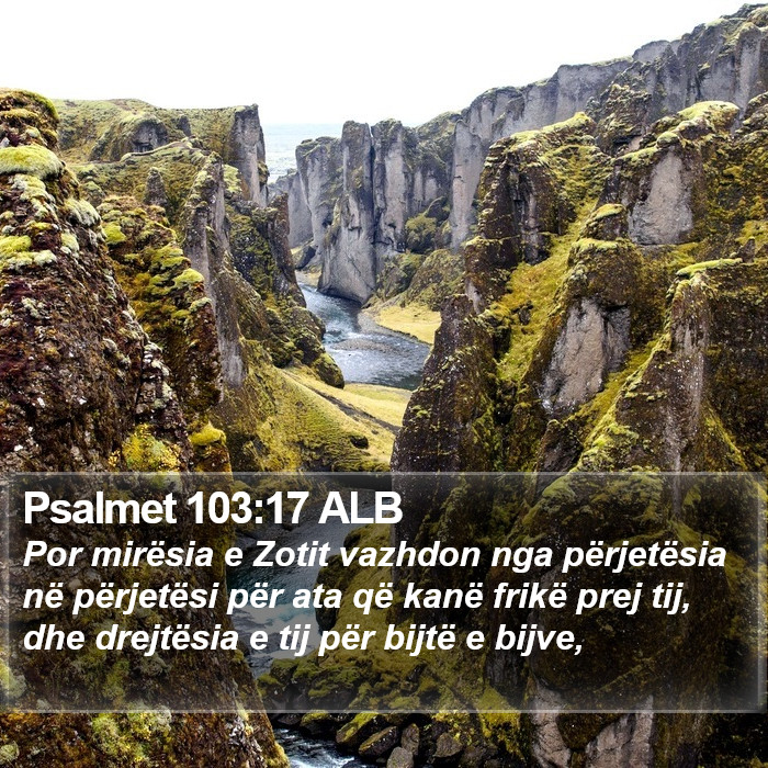 Psalmet 103:17 ALB Bible Study