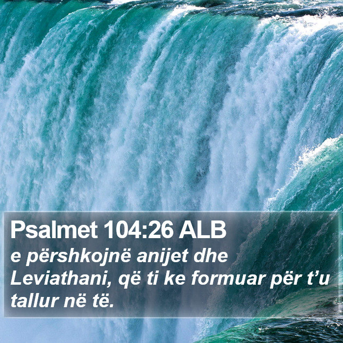 Psalmet 104:26 ALB Bible Study