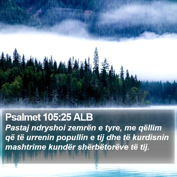 Psalmet 105:25 ALB Bible Study