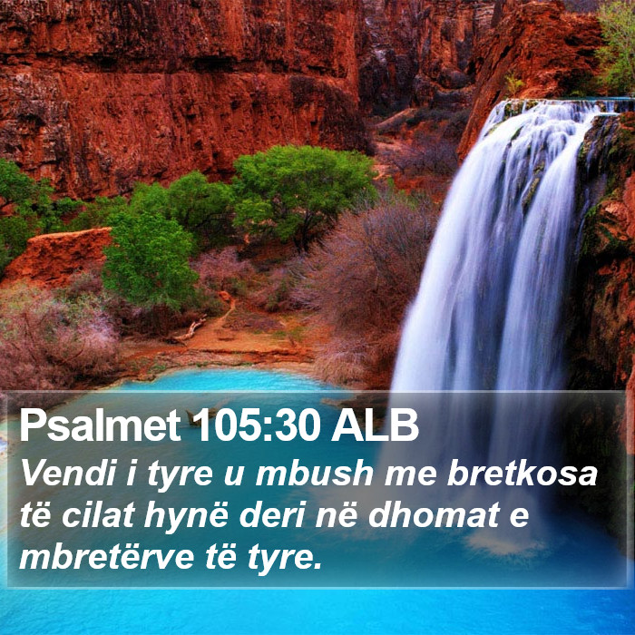 Psalmet 105:30 ALB Bible Study