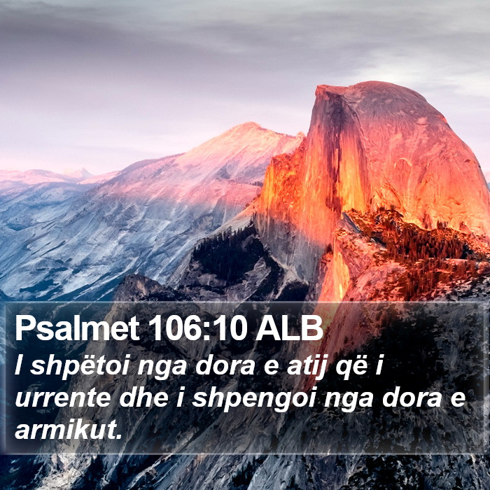 Psalmet 106:10 ALB Bible Study