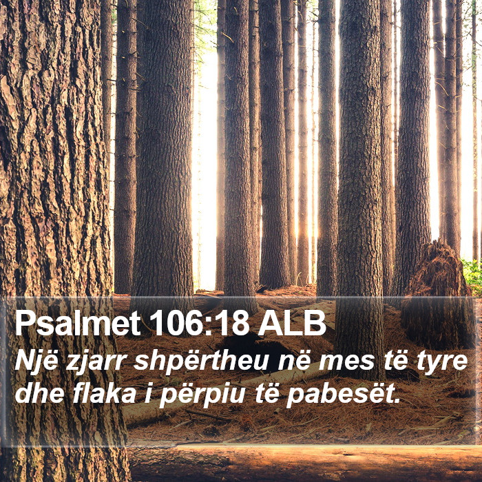 Psalmet 106:18 ALB Bible Study
