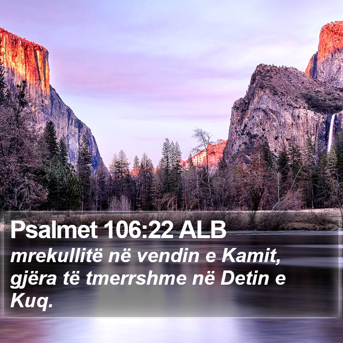 Psalmet 106:22 ALB Bible Study