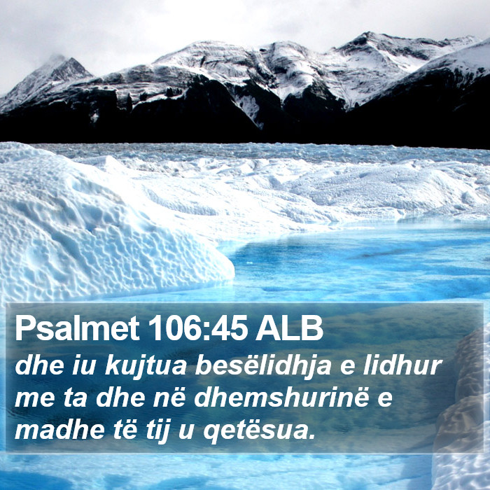 Psalmet 106:45 ALB Bible Study