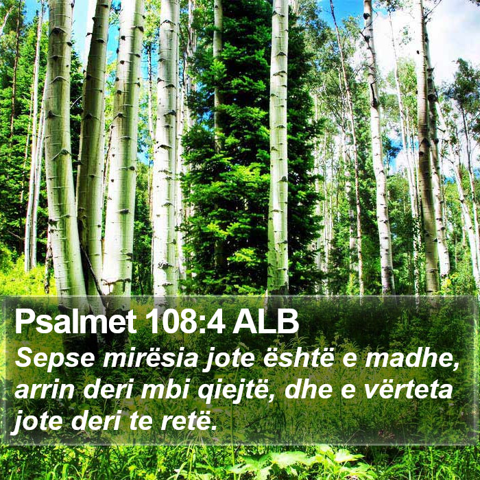 Psalmet 108:4 ALB Bible Study