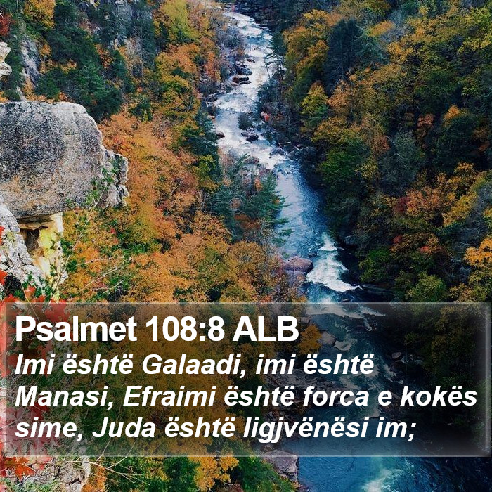 Psalmet 108:8 ALB Bible Study