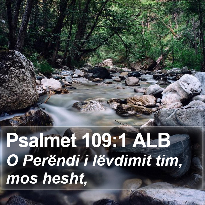 Psalmet 109:1 ALB Bible Study