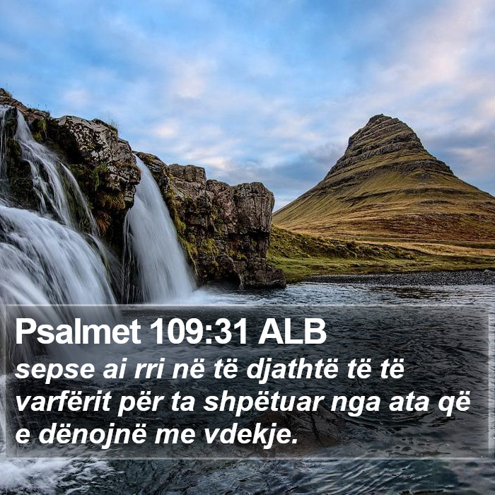 Psalmet 109:31 ALB Bible Study