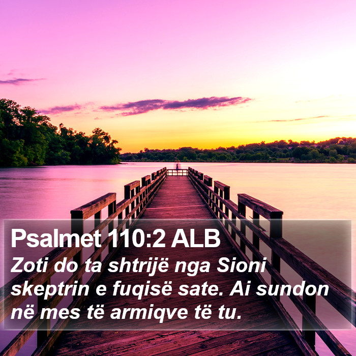 Psalmet 110:2 ALB Bible Study