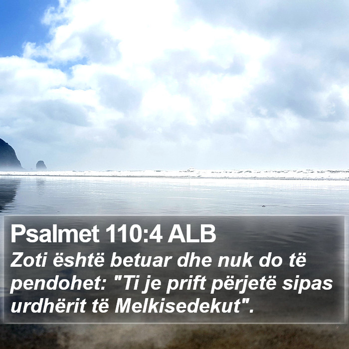 Psalmet 110:4 ALB Bible Study