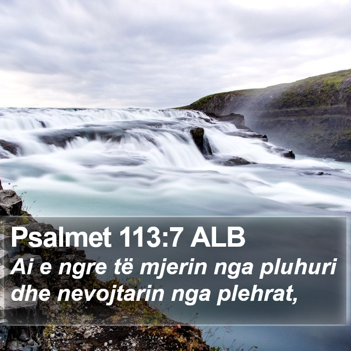 Psalmet 113:7 ALB Bible Study