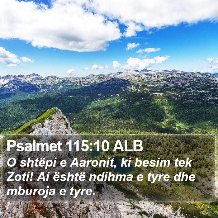 Psalmet 115:10 ALB Bible Study