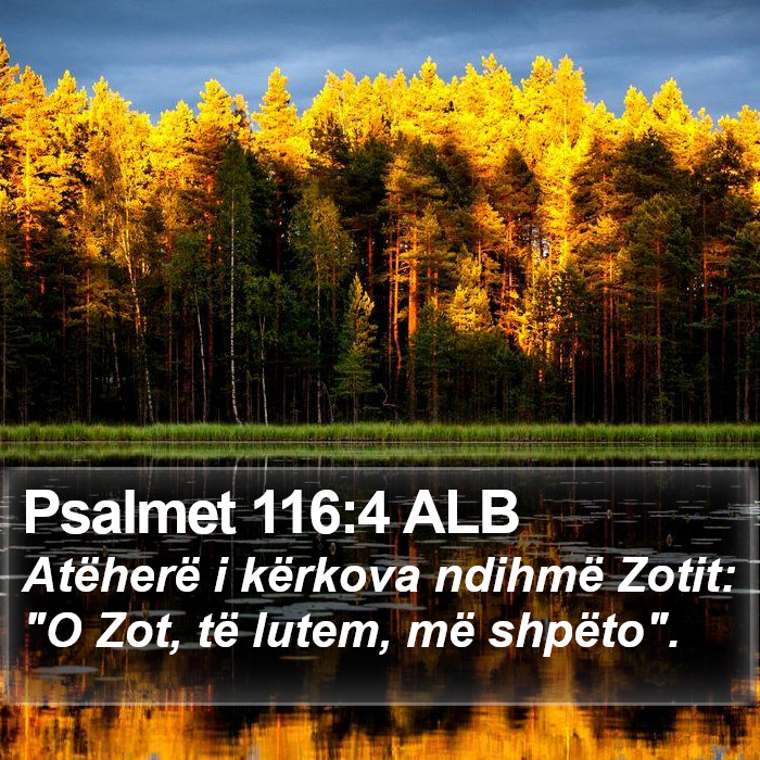 Psalmet 116:4 ALB Bible Study
