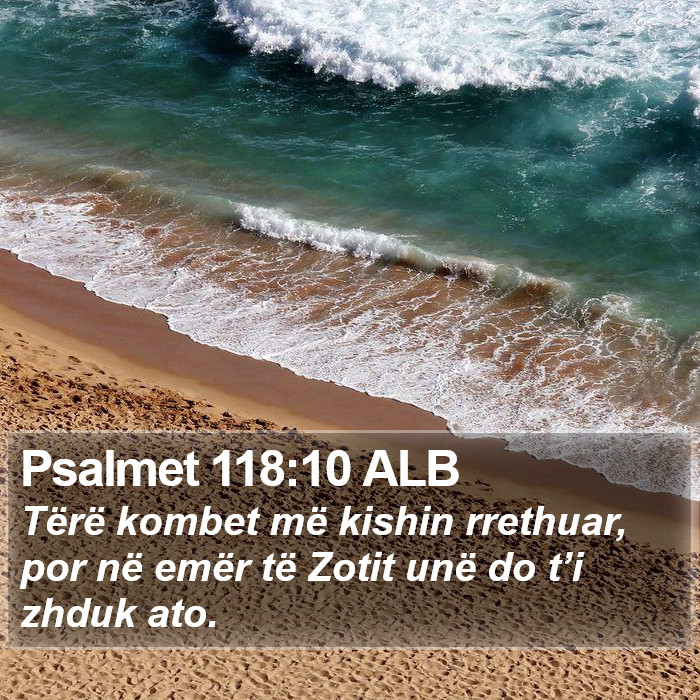 Psalmet 118:10 ALB Bible Study